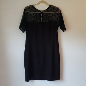 Tahari petite black dress